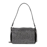 Diamonds High Women Handbag Soft Pu Leather Shoulder Bags