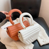 Women's Tote Bag PU Leather Handbag Shoulder Messenger Ins Bag