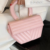 Women's Tote Bag PU Leather Handbag Shoulder Messenger Ins Bag