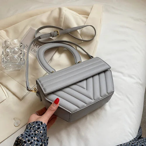 Women's Tote Bag PU Leather Handbag Shoulder Messenger Ins Bag