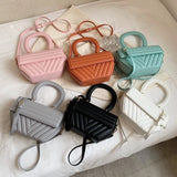 Women's Tote Bag PU Leather Handbag Shoulder Messenger Ins Bag