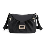 Women Shoulder Bag Small Waterproof Nylon Leather Messenger Handbag