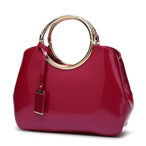 High Quality Women's Patent Leather Handbag