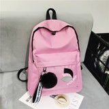 Canvas Women Backpack Anti-theft Shoulder Bag School Bag For Teenager