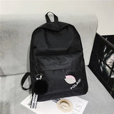 Canvas Women Backpack Anti-theft Shoulder Bag School Bag For Teenager