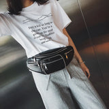 Leather Chain Crossbody Messenger Bag