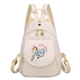 Candy Colors Backpacks Women Oxford Cloth High School Bags Teenage Girl Rucksack