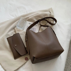 Casual Small Bucket Bag Women's Shoulder Crossbody