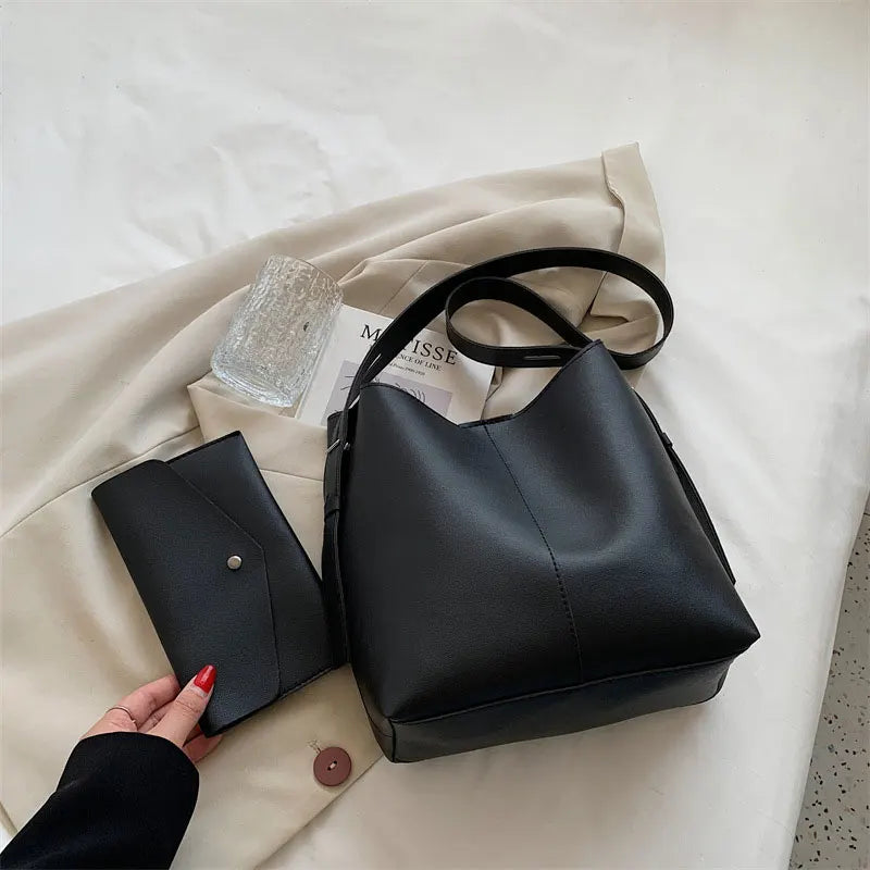 Casual Small Bucket Bag Women's Shoulder Crossbody