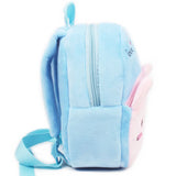 3D Cartoon Print Plush Kids Backpack School Bags