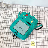 Children Robot Cartoon Backpack Large Capacity Travel Bag