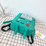 Children Robot Cartoon Backpack Large Capacity Travel Bag