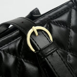 Stylish Quilted PU Leather Shoulder Tote Bag for Women