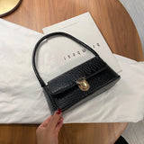 Vintage Women Totes Leather Handbag Casual Style