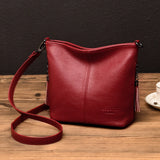 Lychee Pattern Tassel Women Handbag Ladies Shoulder Bag