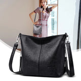 Lychee Pattern Tassel Women Handbag Ladies Shoulder Bag