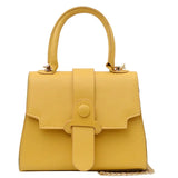 Women's Pu Shoulder Bag with Chain Strap and Small Square Purse
