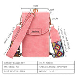 Mini Women Messenger Bag with Top Phone Pocket Small Bags for Girl