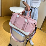 Nylon Waterproof Shoulder Bag Large Travel Bag Women Cabin Tote Bag Handbag