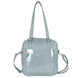 Clear PVC Window Crossbody Bag DIY Women Handbags