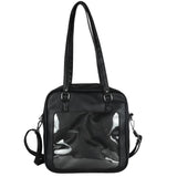 Clear PVC Window Crossbody Bag DIY Women Handbags