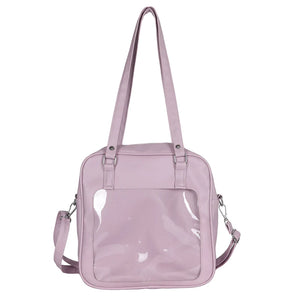 Clear PVC Window Crossbody Bag DIY Women Handbags