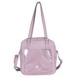 Clear PVC Window Crossbody Bag DIY Women Handbags