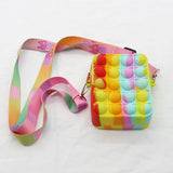 Silicone Bag Girl Zero Wallet Puzzle Press Decompression Jelly Purse
