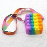 Silicone Bag Girl Zero Wallet Puzzle Press Decompression Jelly Purse