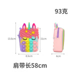Silicone Bag Girl Zero Wallet Puzzle Press Decompression Jelly Purse