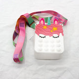 Silicone Bag Girl Zero Wallet Puzzle Press Decompression Jelly Purse