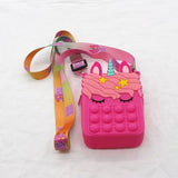 Silicone Bag Girl Zero Wallet Puzzle Press Decompression Jelly Purse