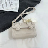 Women's PU Leather Shoulder Bag Square Crossbody Bag