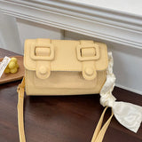 Women's PU Leather Shoulder Bag Square Crossbody Bag