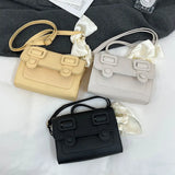 Women's PU Leather Shoulder Bag Square Crossbody Bag