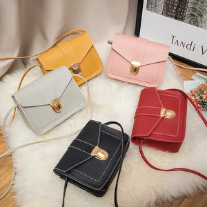 Small Crossbody Bags for Women Mini PU Leather Shoulder Messenger Bag Bolsas