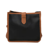 Retro Square Bag High PU Leather Shoulder Bag for Women