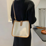 Retro Square Bag High PU Leather Shoulder Bag for Women