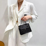 Soft Leather Animal Print Crossbody Bag for Women