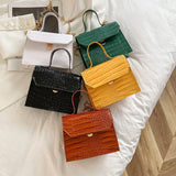Soft Leather Animal Print Crossbody Bag for Women