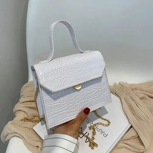 Soft Leather Animal Print Crossbody Bag for Women