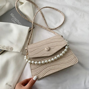 Square Handbags For Women Vintage Crossbody Bag