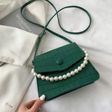 Square Handbags For Women Vintage Crossbody Bag