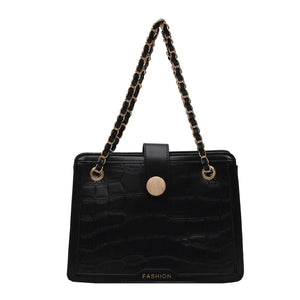Women Crossbody Bag Crocodile Stone Pattern Shoulder Handbag