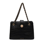 Women Crossbody Bag Crocodile Stone Pattern Shoulder Handbag