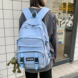Women Backpack Multi-pocket School Bag Large Capacity Travel Backpack