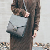 Women Backpack PU Leather Retro Female Bag Schoolbags Teenage