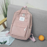 Waterproof Canvas Travel Backpack for Teenagers Girls