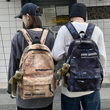 Camouflage Backpack Leisure Travel Laptop Rucksack Schoolbag
