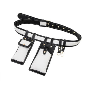 Leather Waist Pack Crossbody Pouch Adjustable Belt Phone Pouch